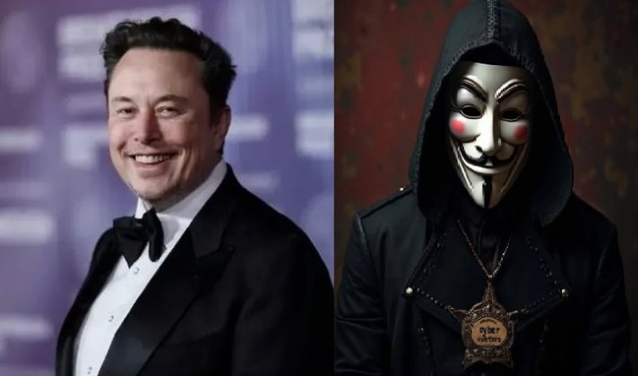 O grupo Anonymous declarou guerra a Elon Musk por manipulação financeira. (Imagem: reprodução Instagram)