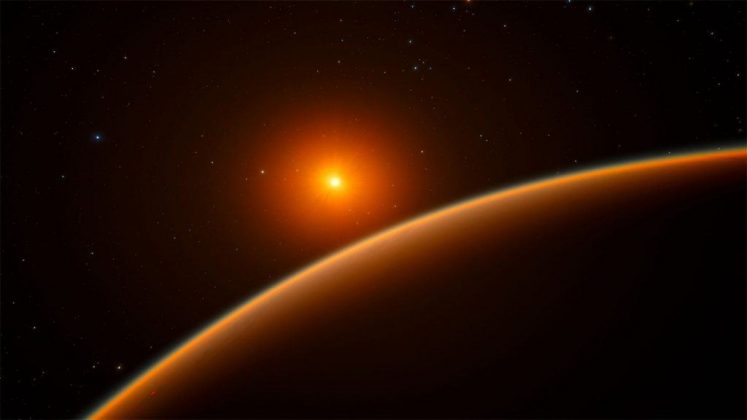 Exoplaneta próximo da Terra pode conter água propícia à vida (Foto: spaceengine.org)