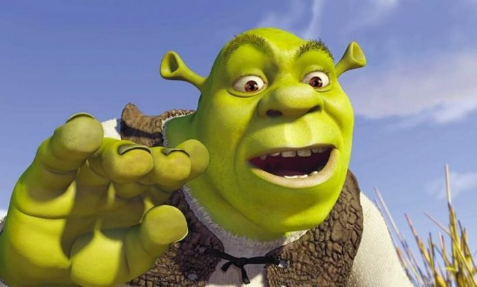 O novo estilo de animação, que mantém a base dos filmes anteriores, foi questionado por não fazer sentido dentro da continuidade da franquia. O fato de Shrek ter um visual alterado, enquanto outros personagens seguem mais próximos de suas versões originais, causou estranhamento (Foto: Reprodução)