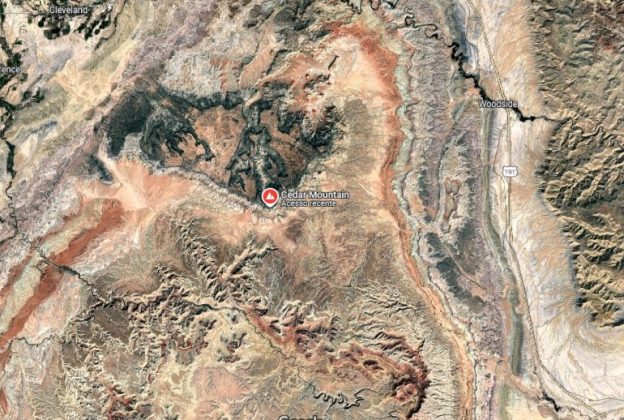 Essa descoberta ocorreu em um sítio paleontológico na Formação Cedar Mountain, em Utah, nos Estados Unidos (Foto: Google Maps)