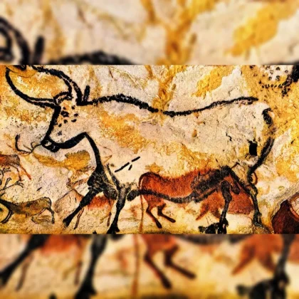 As cavernas de Lascaux e Altamira exibem suas pinturas rupestres. (Imagem: reprodução instagram)