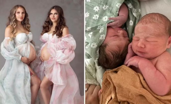 Coincidência incrível: irmãs têm filhos no mesmo dia e uma auxilia no parto da outra (Foto: Reprodução/Instagram)