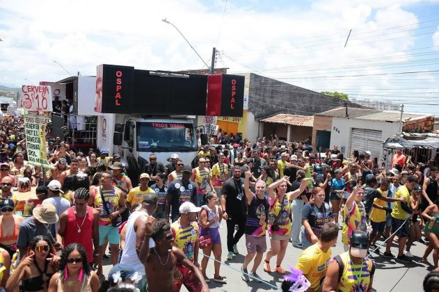 Na última segunda-feira (3), uma mulher entrou em trabalho de parto no meio do bloco de Carnaval "As Maripozas", em Aracaju (Foto: Reprodução/Instagram/@davila.foto)