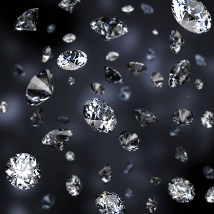 Chuvas de diamantes podem ser comuns fora da Terra (Foto: iStock)