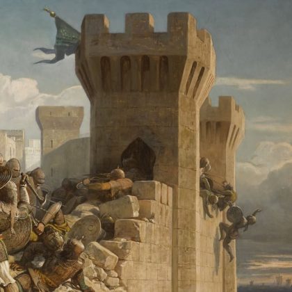 As torres da fortaleza dominam a cena, mostrando sua grandiosidade. (Imagem: reprodução Instagram)