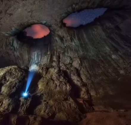 A Prohodna é a caverna de travessia mais longa da Bulgária. (Imagem: reprodução Instagram)