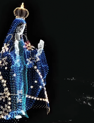 O evento misturou fé, arte e cultura. (Imagem: reprodução Instagram/@filmeaparecida)