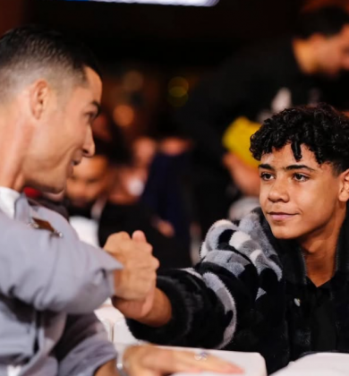 Cristiano Ronaldo Júnior foi convocado para a seleção sub-15. (Imagem: reprodução Instagram)