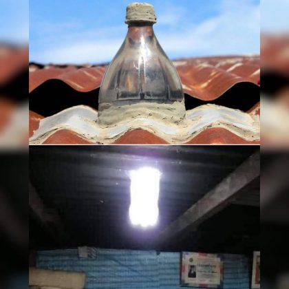 "A lâmpada de Moser transformou vidas ao redor do mundo." (Imagem: reprodução Instagram)