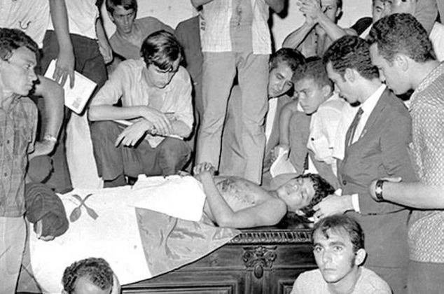 A comoção provocada pela sua morte impulsionou movimentos de oposição ao regime e é lembrada até hoje como um marco na repressão aos estudantes. Testemunhas do ocorrido, como os deputados Carlos Minc (PSB) e Luiz Paulo (PSD), pediram para integrar a autoria do projeto (Foto: X)